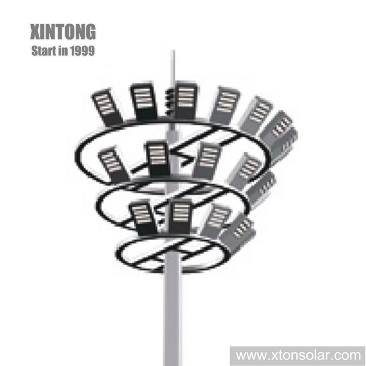 15m LED Outdoor High Mast Light With Lifting System