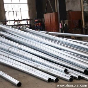 Poste de luz de acero galvanizado ajustable de 20 metros de alto