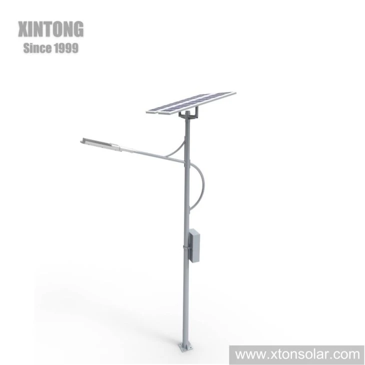 White Sigle Arm Solar LED Road Light Factory White Sigle Arm Solar LED Road Light Factory